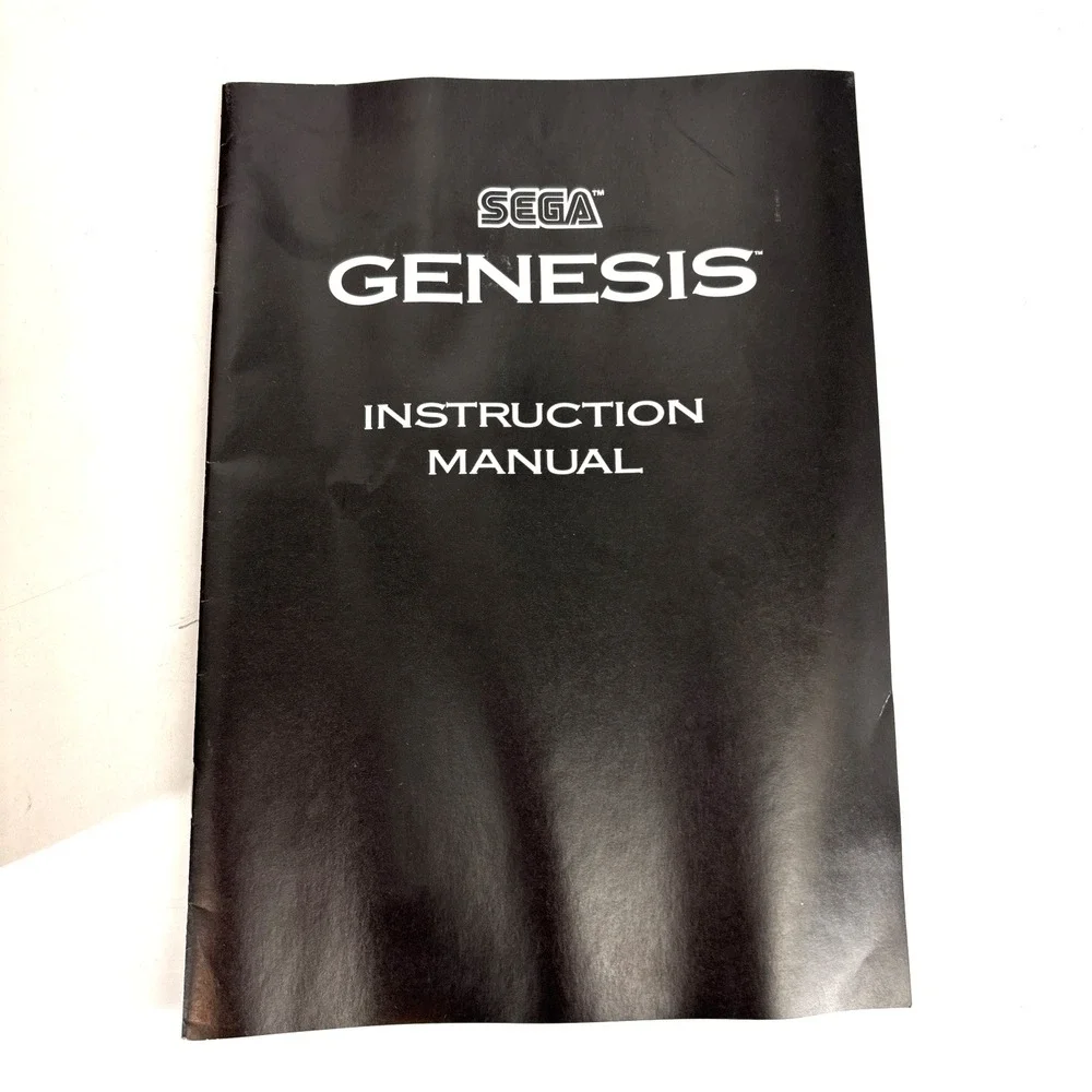 SEGA Genesis 16-Bit Video Mk-1631 2 Controllers Original‎ Box 6 Button MK-1653